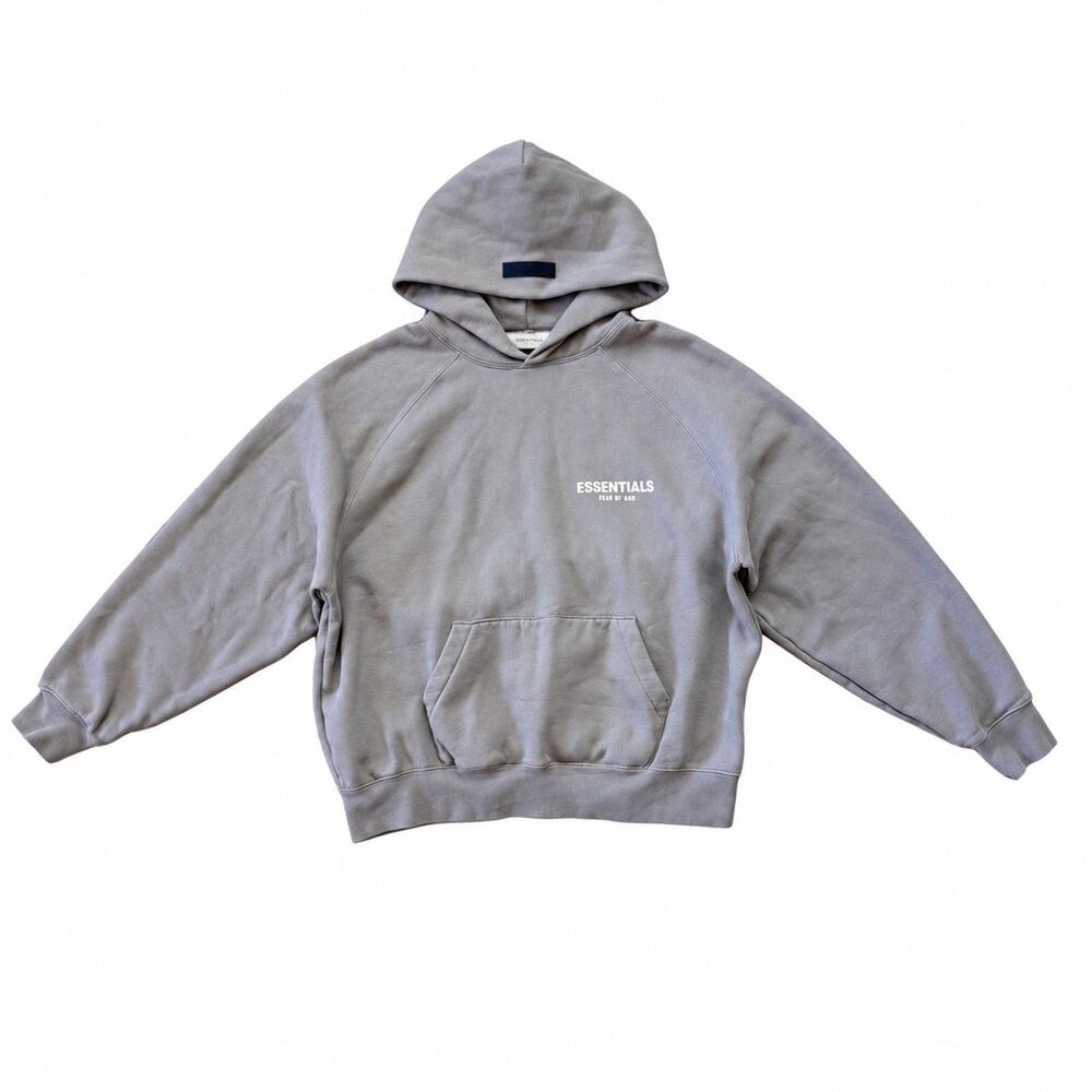 Fear of God Essentials Long Sleeve Sweatshirt Hoodie – Desert Taupe – Size Small